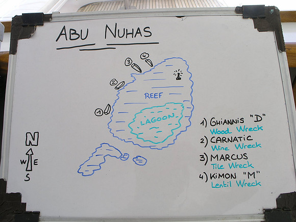dives #2..5, at Abu Nuhas reef