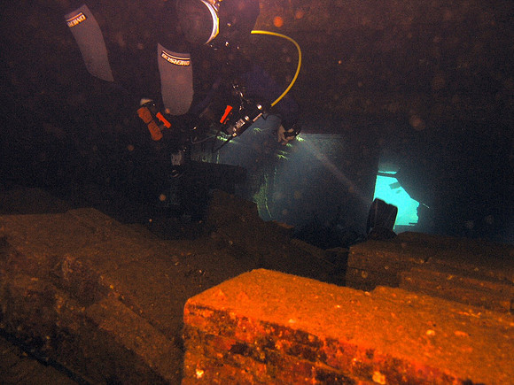 The wreck of Marcus, inside