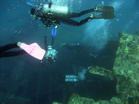 The wreck of Carnatic at abu Nuhas