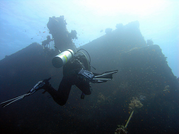 The wreck of Ghiannis "D" at Abu Nuhas