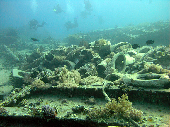 Wreckage of Yolanda, Ras Mohammed, toilet seats