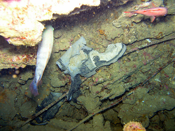 Thistlegorm, rubber boots in the cargo