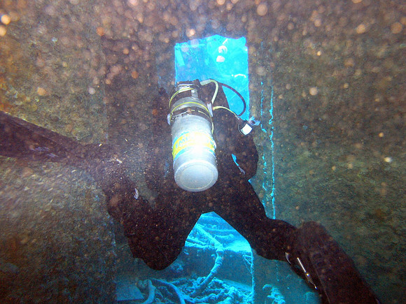 Thistlegorm, exit from the kitchen