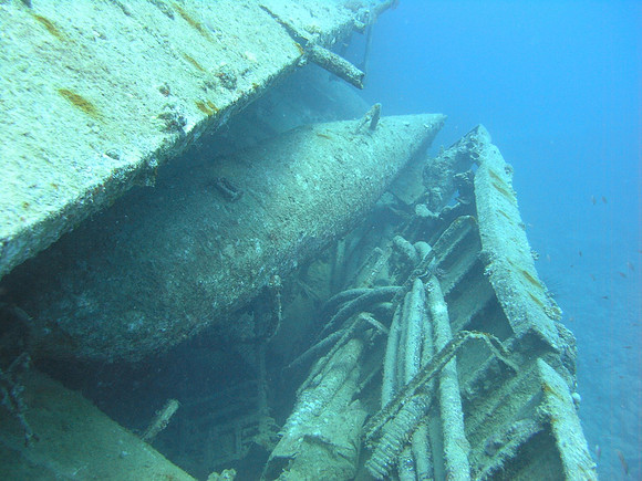"Miniya" wreck, minesweeping paravane
