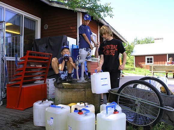 leirin vedet tulevat tästä kaivosta
