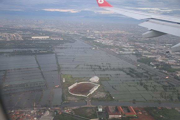 landing to Jakarta