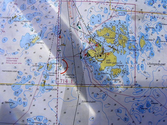 Utön saariryhmä, leirisaari Sundskär pienen venematkan päässä idän puolella pääsaaresta.