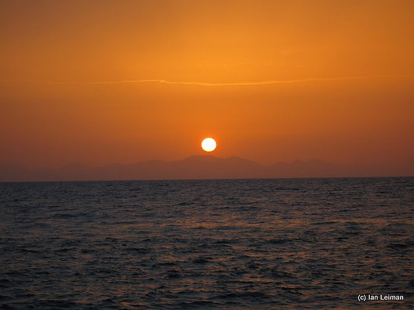 Auringonlaskut olivat hienoja.